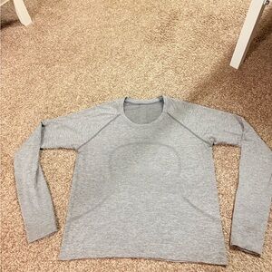 lululemon athletica Gray Long Sleeve Top